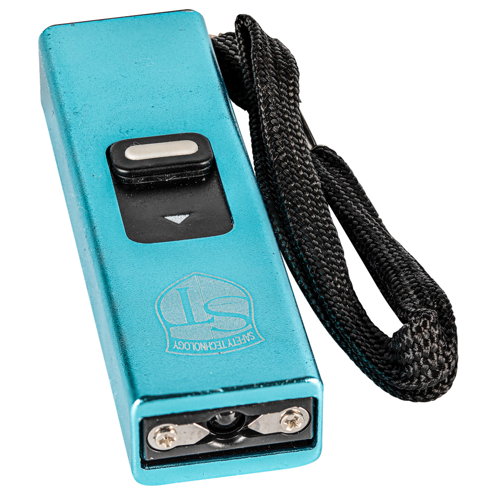 Slider 40 million volt stun gun flashlight 4.9 milliamps Black view 7